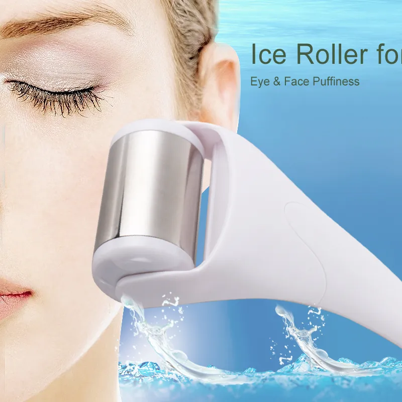 Draagbare Huid Cool Ice Roller Massager voor Gezicht Body Massage Gezichtshuid Zorg voorkomen Rimpel voor thuisgebruik