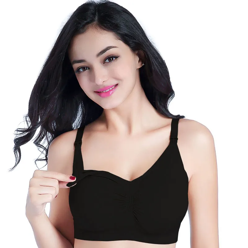 New Maternity Nursing Bra Seamless Push Up Front Open Breast Feeding  Brassiere S XL From Allenwholesale, $3.36