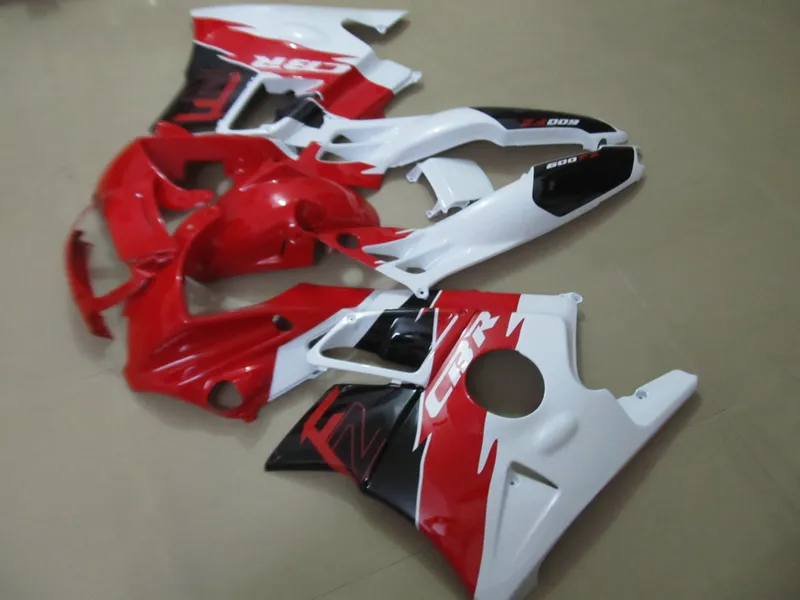 Top selling fairing kit for Honda CBR60O F2 91 92 93 94 red white black fairings set CBR600 F2 1991-1994 OY27