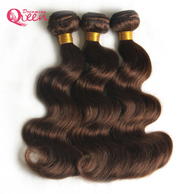 #4 couleur Ombre brésilienne vague de corps cheveux paquets Ombre vierge cheveux humains tisse 3 paquets Extensions de cheveux livraison gratuite