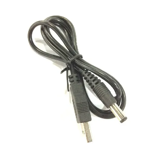 60CM/2FT USB Charger Cable to DC3.5mm DC 3.5 mm Plug/Jack Dc3.5 Power Cable Black 100pcs/lot