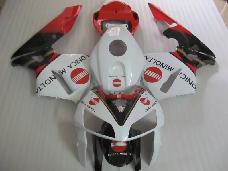 Injectie Gevormde Top Selling Fairing Kit voor Honda CBR600RR 05 06 Witte rode backset CBR600RR 2005 2006 OT16