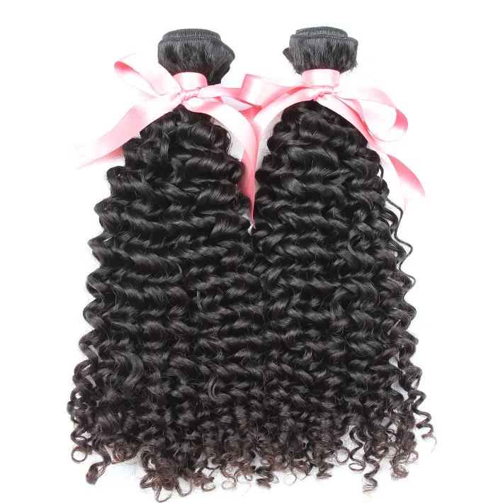 100% Brazilian Human Hair Weave 8"~30" 2PCS Sell Unprocessed Remy Hair Greatremy Natural Color Dyeable Curly Wave Double Weft Extensions