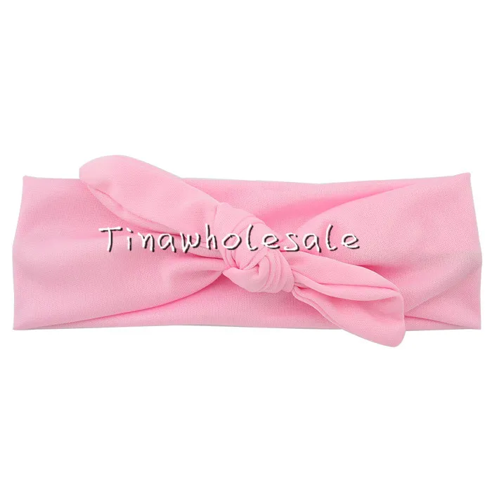 bébé nouveau-né enfants bandeaux élastiques coton bronzant oreilles de lapin Turban bandeau noeud headwrap accessoires de cheveux coréens2899404