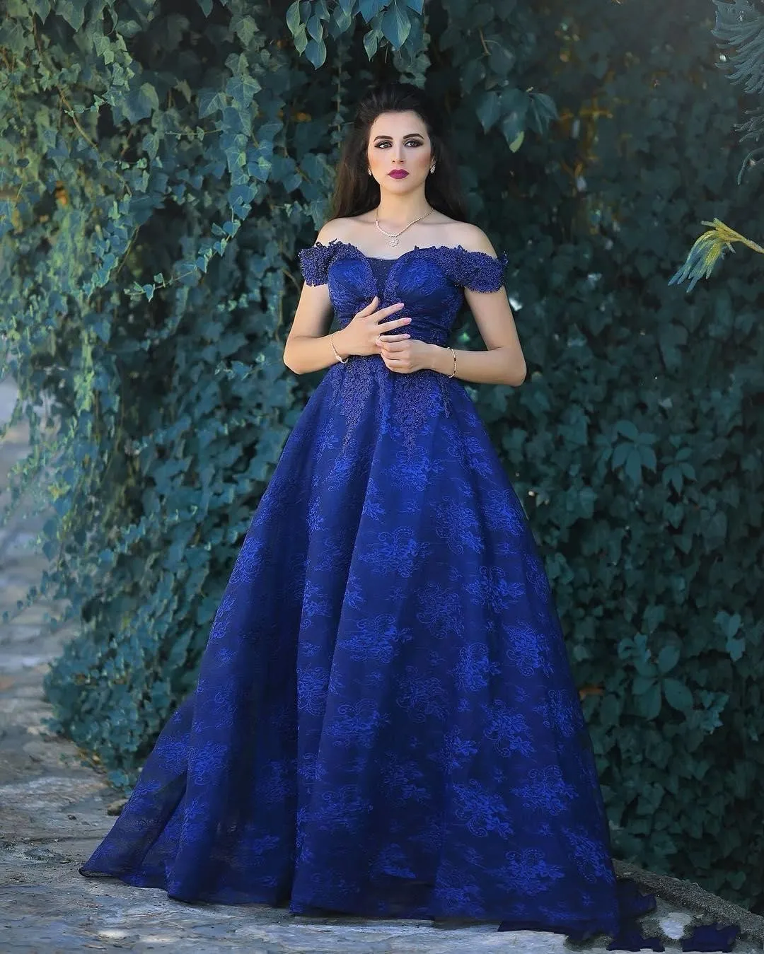 Dark blue tafeta silk plain partywear gown | Gown party wear, Designer  dresses indian, Gowns