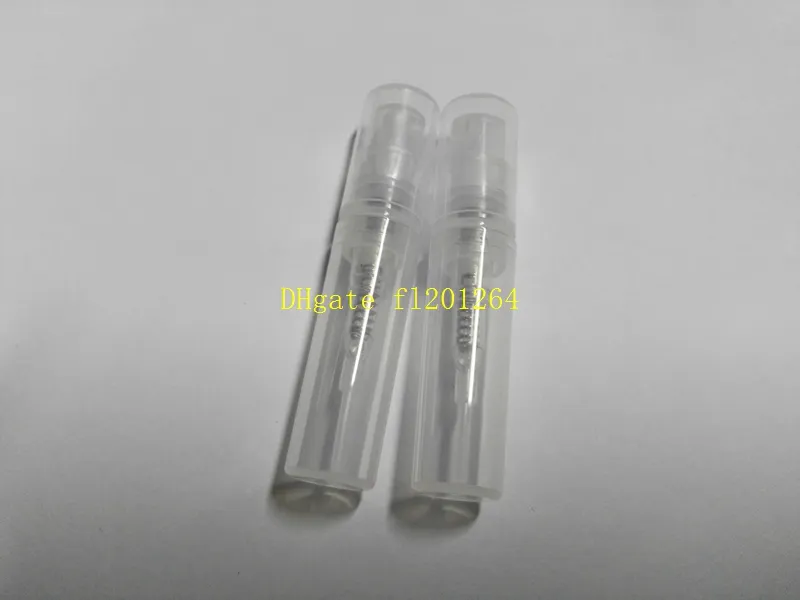 فيديكس دي إتش إل / الشحن السريع الخالي 2ml 3ml مصغرة زجاجة عطر بخاخ بلاستيكية ، تعزيز عينة صغيرة العطور رذاذ