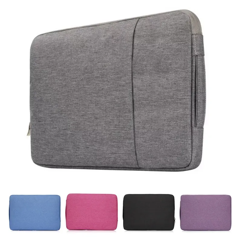 Laptop Bag Women Men Handbag Zipper Sleeve Denim Bags For New Macbook Air Pro Retina Touch Bar Cases 11/13/15.6 inch