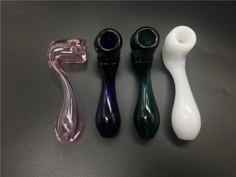 Heady Glass sherlock glass hand pipe smoking tobacco SPOON pipe high quality cheap price