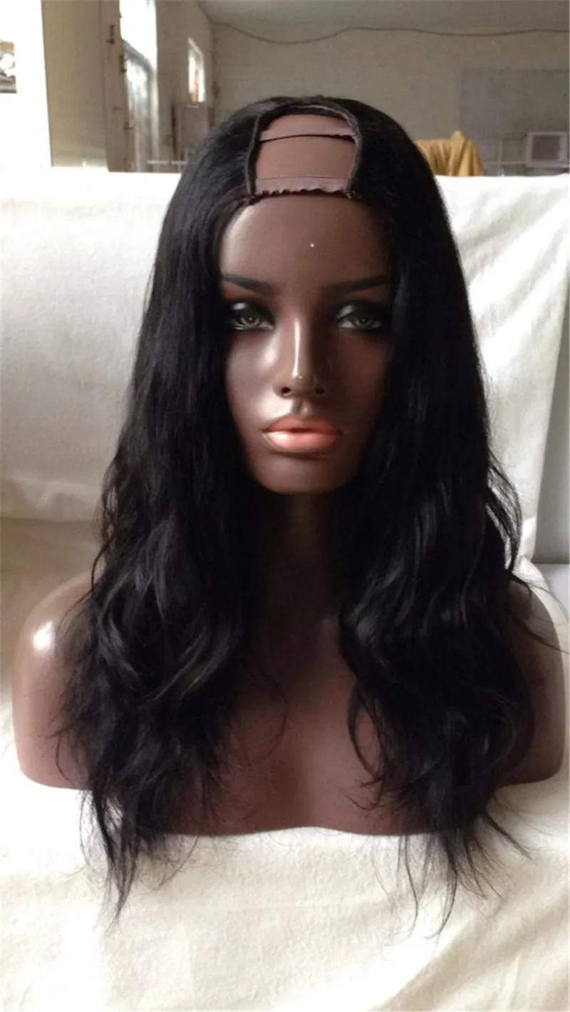 Human Hair U Part Wig: Grade 9A Unprocessed Body Wave Wig  display picture 1