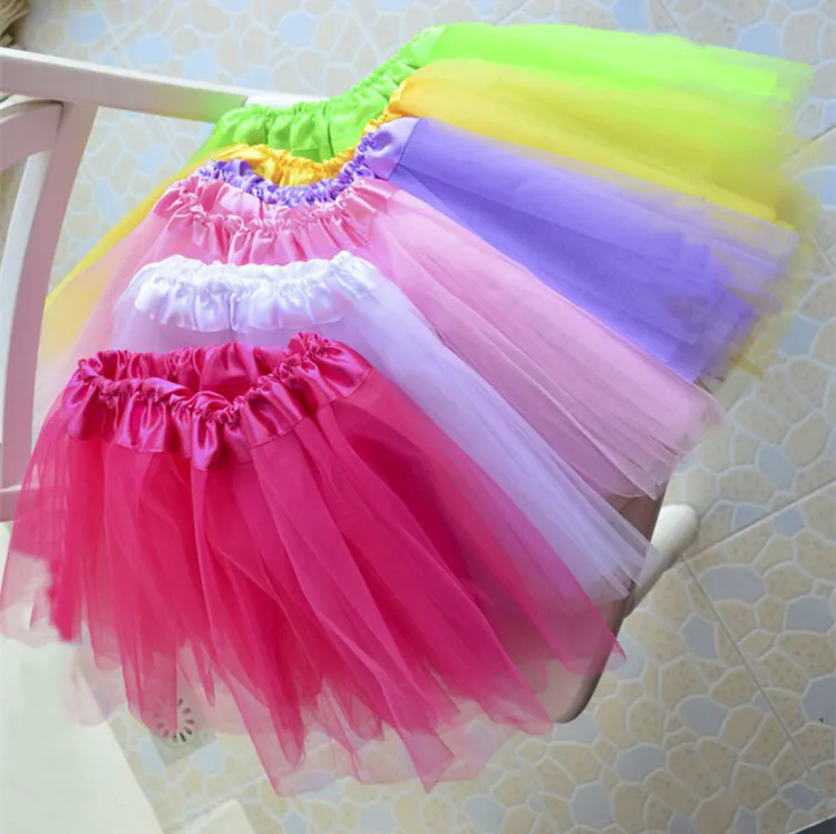 Best Match Baby Girls Childrens Kids Dancing Tulle Tutu Skirts Pettiskirt Dancewear Ballet Dress Fancy Skirts Costume A-0415