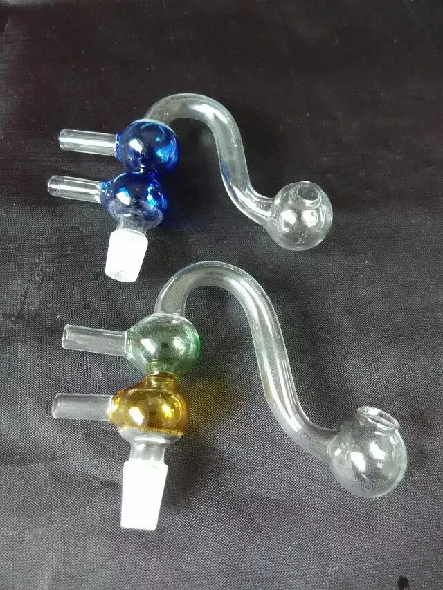 Couleur gourde s tube brûlant des bangs en verre de pot de verre