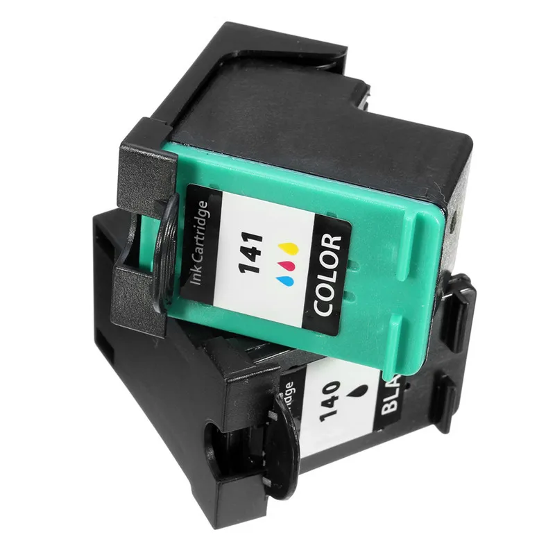 Freeshipping 2 stks / partij Inktcartridge voor HP 140 141 XL voor HP Deskjet 5363 D4263 Officejet 6413 J5783 J5783 J6413 C4283 C4343 C5283 D5363