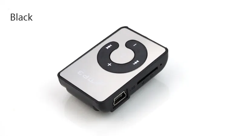 Mini Clip USB Digital MP3-spelare Sport Micro SD TF-kortplats (utan kabel) Freeshipping