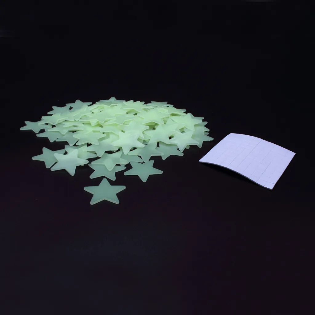 Glow in the Dark Stars Space Stellar Wall Decs Stickers for Kids Room set Populaire2423620