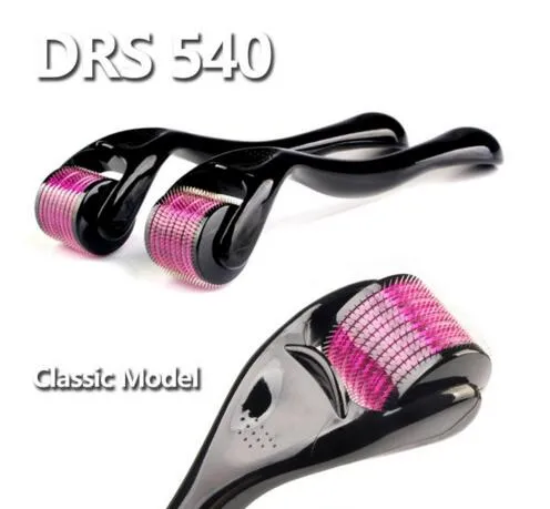 Drs Derma -rol met 540 micro -naalden huidroldermatologietherapie, Microneedle Skin Dermaroller Verschillende grootte