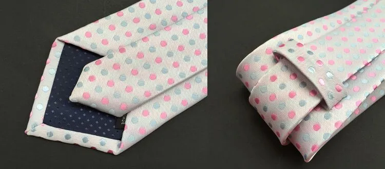 Polka dots nek stropdas 145 * 8 cm 25 kleur beroep pijl effen kleur stropdas heren streep stropdas voor vaderdag mannen das kerstcadeau