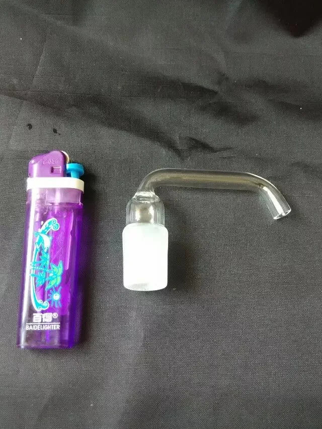 Accesorios para bongs de vidrio para caminar ﾠ, pipa colorida Fumar pipas de vidrio curvadas Pipas de quemador de aceite Pipas de agua Dab Rig Glass Bongs Pipe