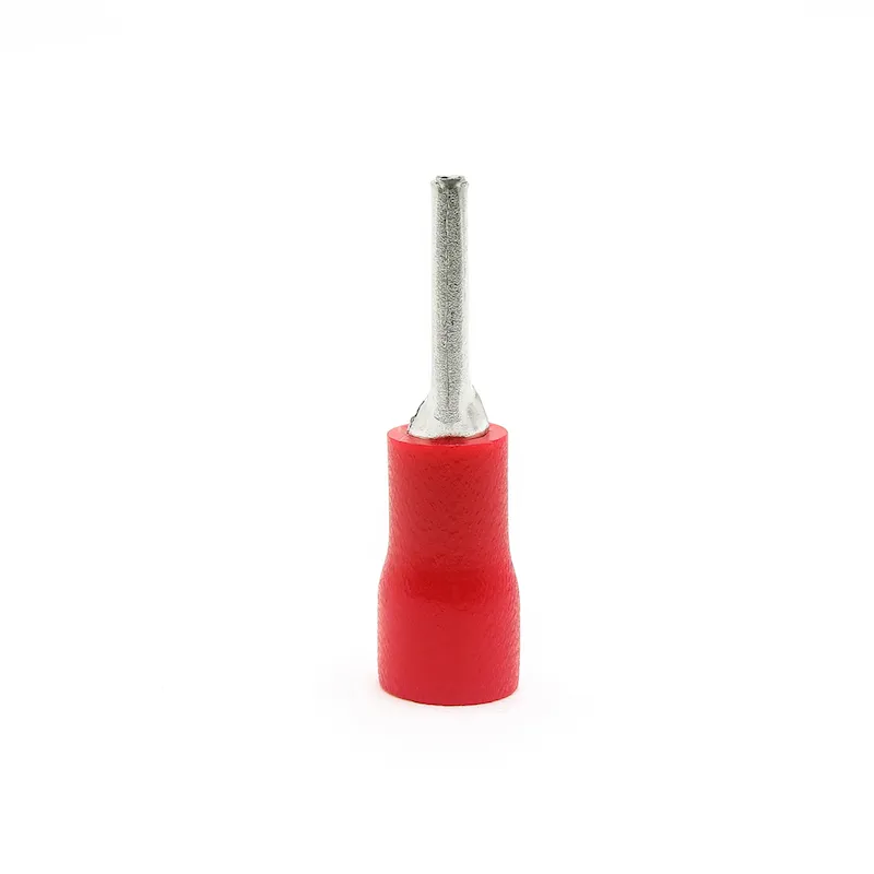 PTV 1-10 TZ-JTK Wire Ferrules Crimp Connectors Pin-Shaped Pre-Insulating Terminal Type 22-16 AWG Red