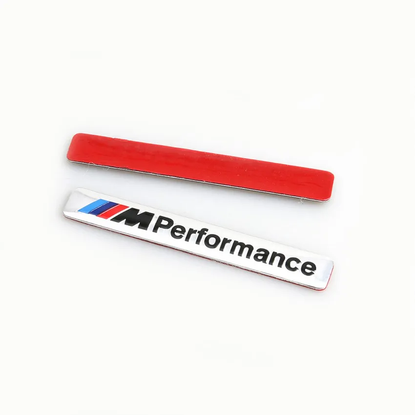 ///M Performance M Power 85x12mm Motorsport Metal Logo Car Sticker Aluminum Emblem Grill Badge for BMW E34 E36 E39 E53 E60 E90 F10 F30 M3