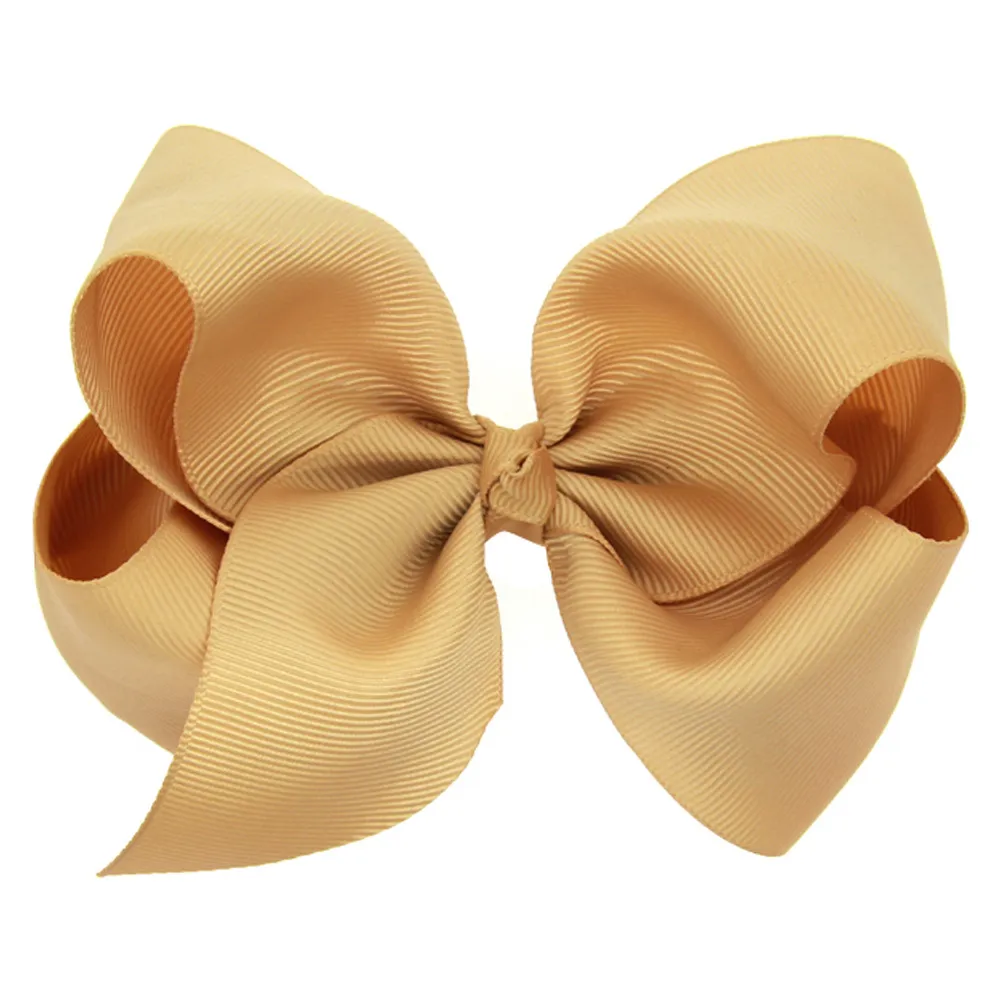 Barrettes Clips 12cm Fashion Baby Girl Big Bowknot Fasce capelli Archi Accessori capelli bambini Baby Hairbows Archi capelli ragazza con clip A6267