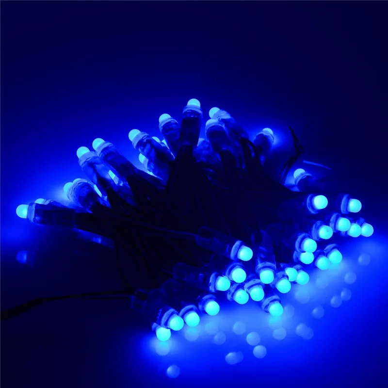 12mm RGB Led Pixel Light Moudle Lights No IC DC 5V LED String Lighting IP68 Waterproof For XMAS Holiday Party Wedding Decoration