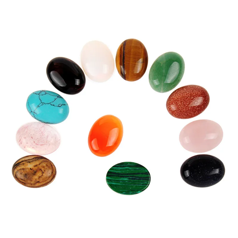 Assorted 15x20mm Chakra Beads Water Drop Druzy Turquoise Opal CAB Cabochon Reiki Stone Random Color Wholesale for Female Rings Making