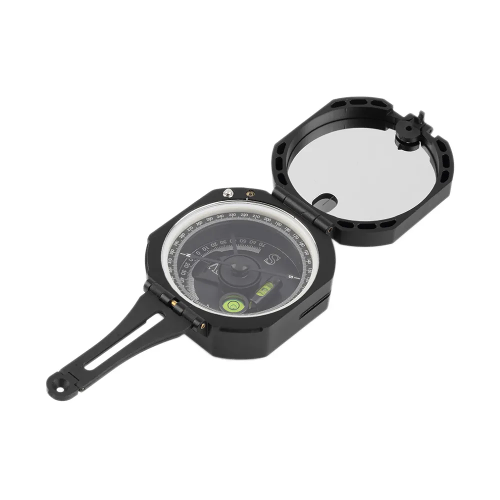 Lightweight Transit Pocket Geologisk Plast Compass Pocket Transit geologisk kompass med 0-360 graders skala plast