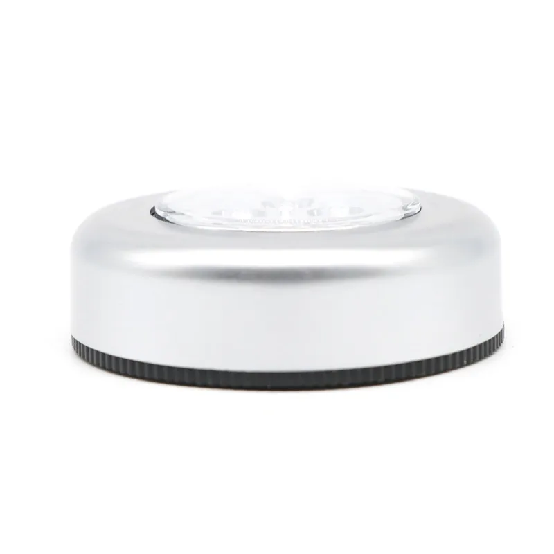 Edison2011 Sıcak Mini 3 LED Akülü Pil Powered Sopa Dokunun Dokunmatik Lamba Ev Gece Ampul Hareket Sense Lambası Sıcak Satış