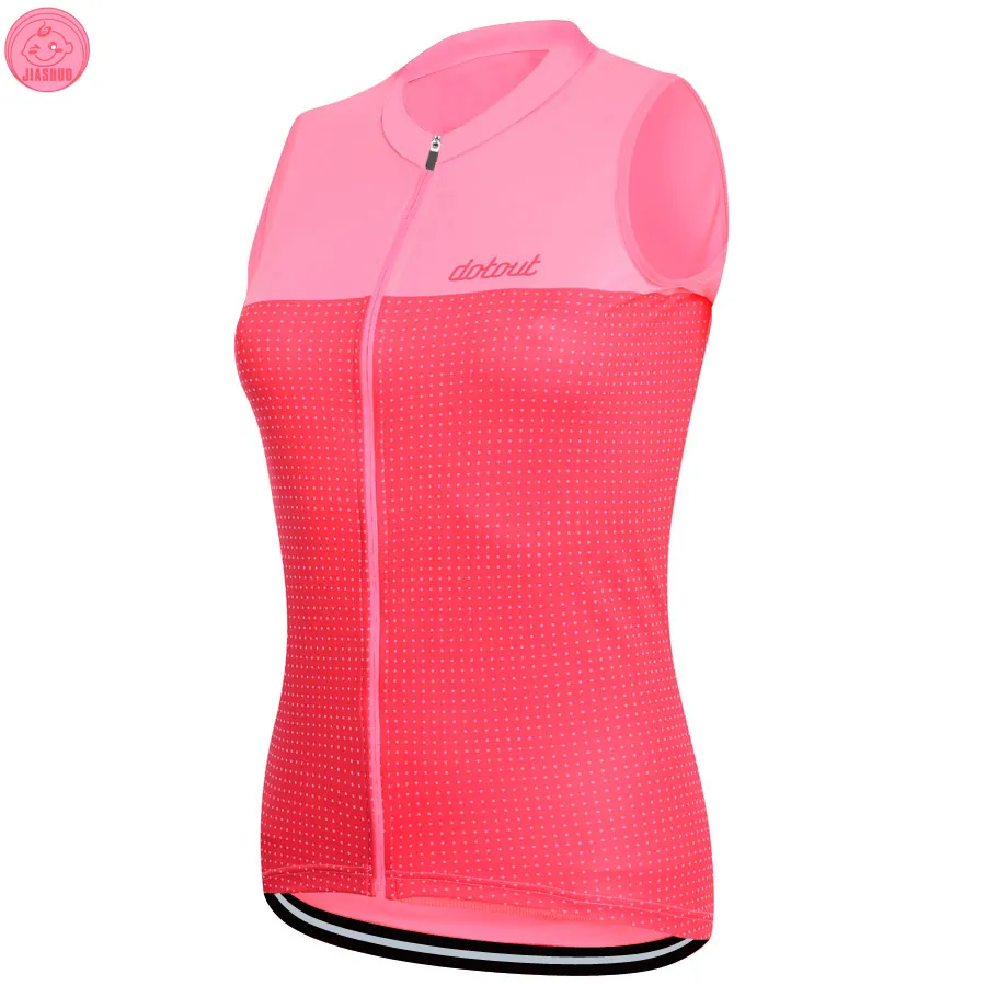 Multi cores Mulheres Personalizado NOVA 2017 DOT Bicicleta mtb road RACE Equipe Pro Ciclismo Coletes Jersey / Camisas Tops Roupas de Respirar O Ar JIASHUO