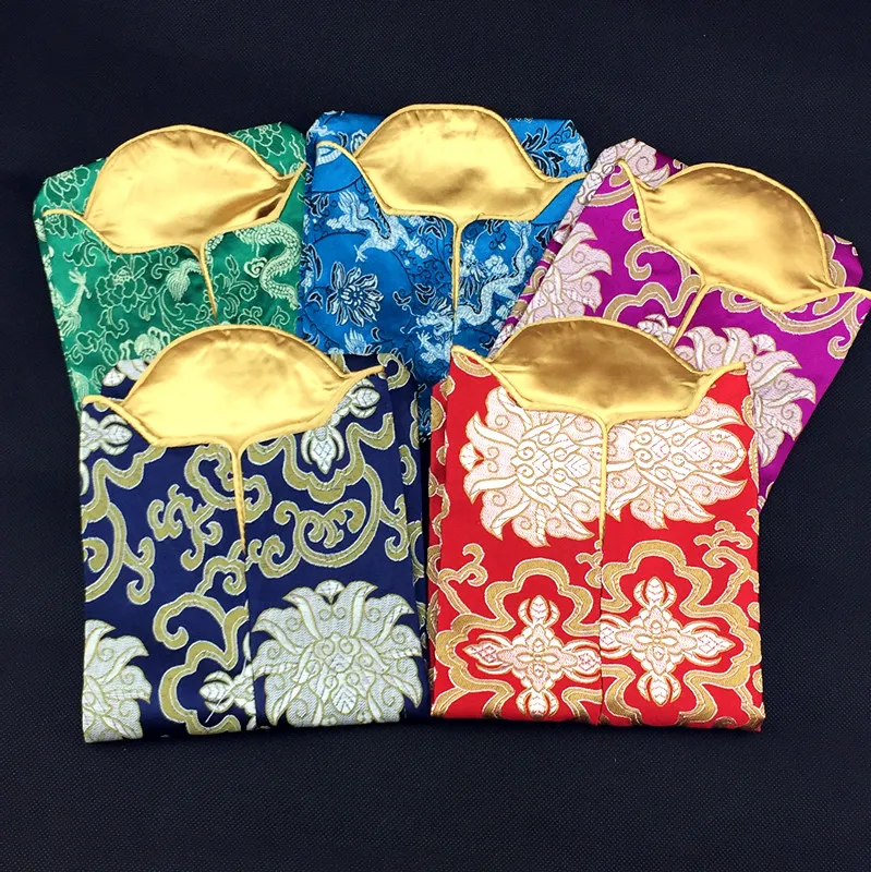 High Quality Handmade Tassel Silk Brocade Bag for Chinese knot Wine Bottle Cover Clothes Home Party Table Decoration Bottle Packaging Pouch