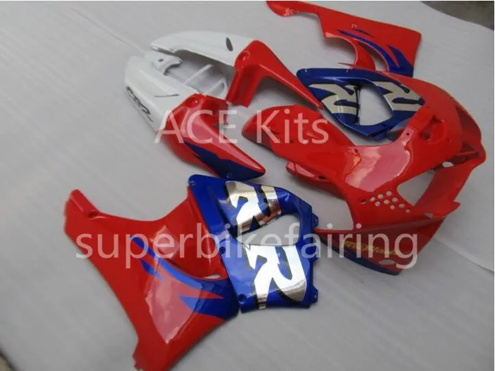 3 regalos gratuitos para el kit de carenado de motocicleta para HONDA CBR900RR 98 99 CBR 900RR 919 1998 1999 Conjunto de carenados de ABS rojo azul blanco AS6