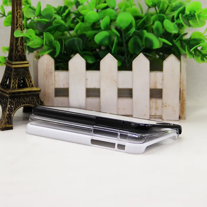 아이폰 7 6 7 플러스 승화 하드 실리콘 케이스에 대 한 도매 2D sublimate 케이스 접착제와 알루미늄 금속 시트