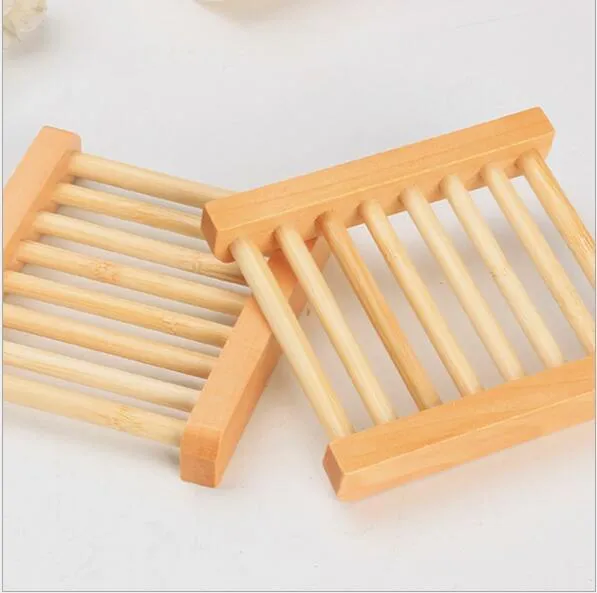 Jabonera de baño a la moda, caja de plato de madera hecha a mano, jaboneras de madera como soporte, accesorios para el hogar