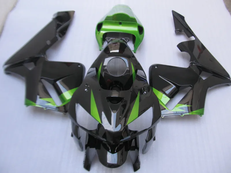 Injection molded top selling fairing kit for Honda CBR600RR 05 06 green black fairings set CBR600RR 2005 2006 OT17