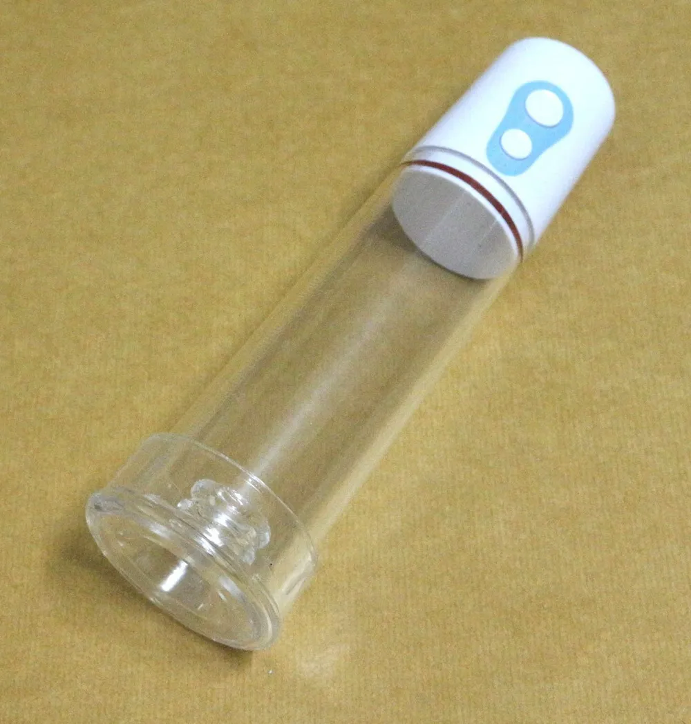 Elektronisk vakuum Penis Pump Penis Förstoring Enhet Extenders Penis Erection Pump Sexleksaker för män Gratis frakt