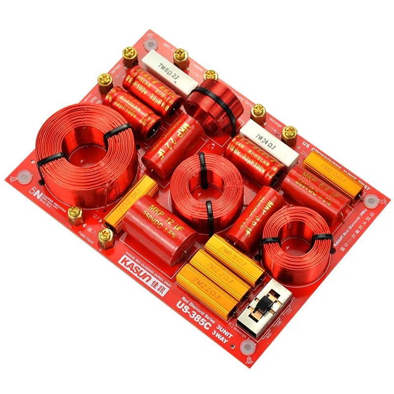 Filtre Crossover 3 Voies 250W Uxcell Pour Enceintes – Diviseur De Fréquence 800/4500Hz