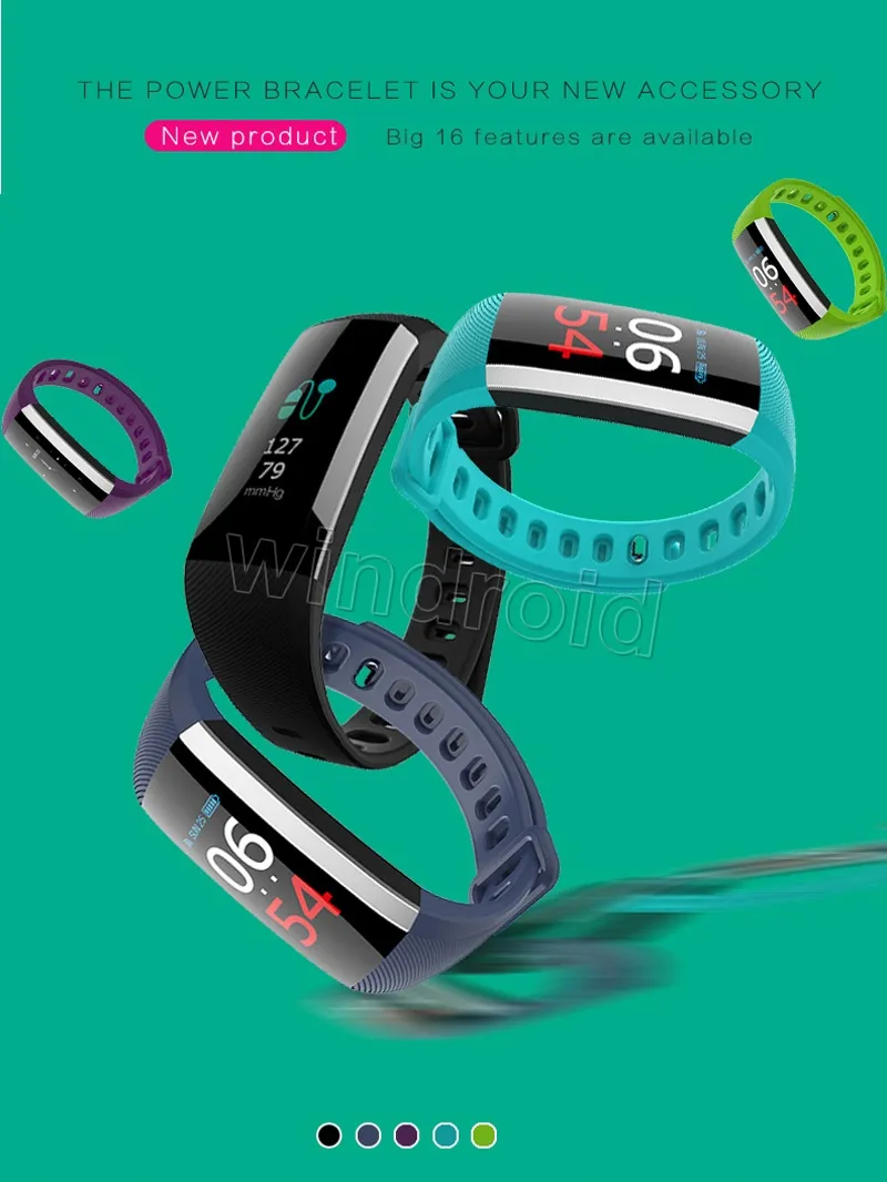 Sports Smart Watch Fitness Tracker Bracelet Heart Rate Blood Pressure –  Coles Best Buys Online Exclusives