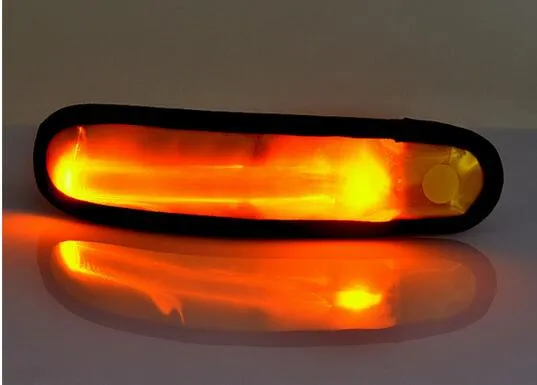 100 шт. светоотражающий мигающий LED свечение повязка запястье лодыжки видимый ремень Спорт беговые езда на велосипеде высокое качество безопасности