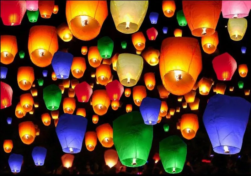 Sky Lanterns Paper Lanterns Wishing Chinese Lanterns for Wedding