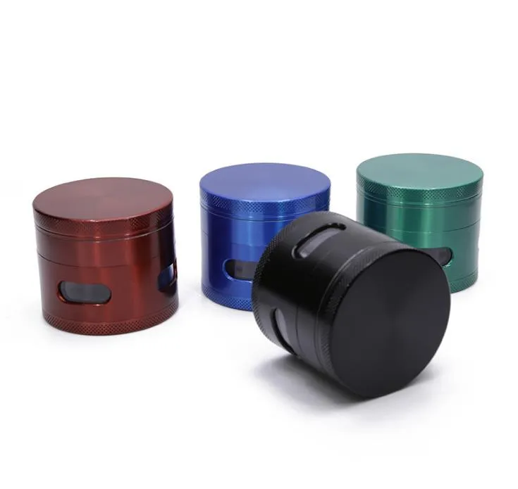 Diameter 63MM new foreign trade zinc alloy four - layer window frying smoke smokers cigarettes 4402