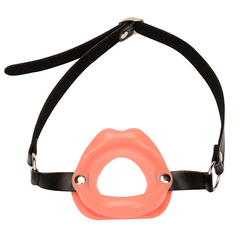 Prodotti sessuali feticci adulti Gagulla in gomma vera in pelle aperta donna bdsm bondage labbra o gag giocattoli sessuali coppie4288479