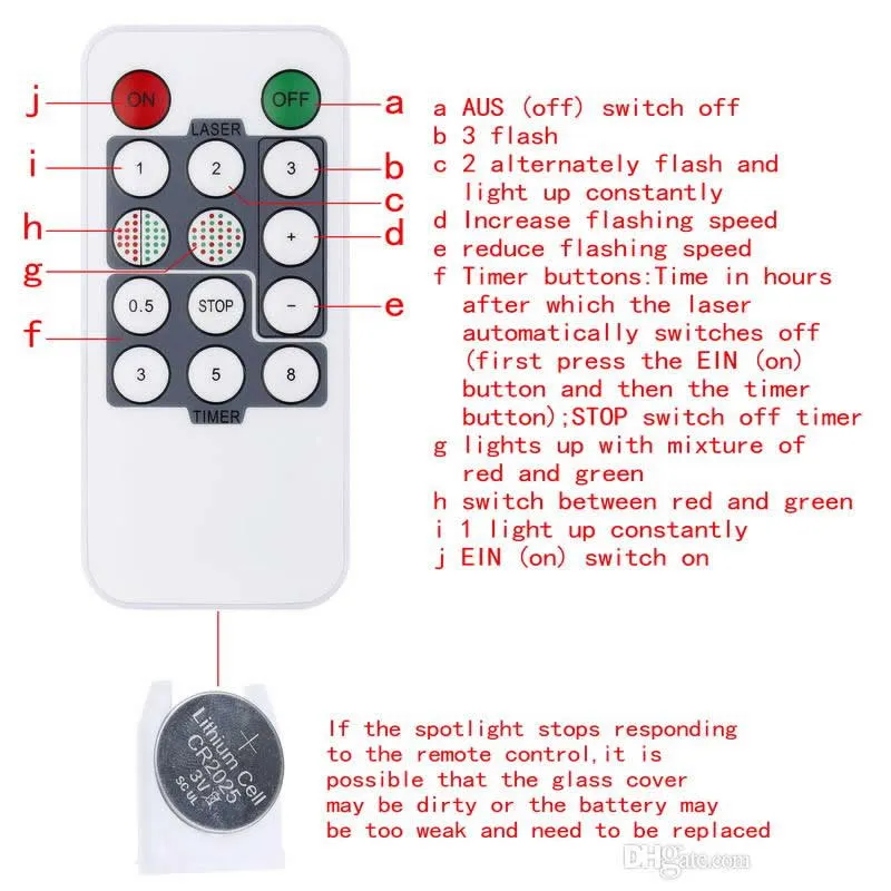 Christmas Laser Garden Lights Decoration Lamp Red And Green Light Auto