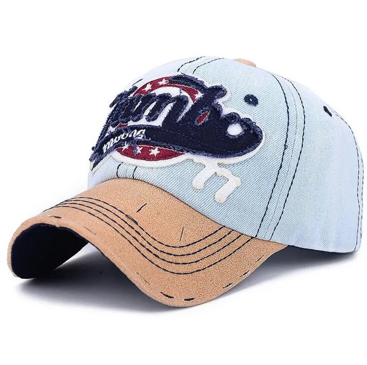 Miglior regalo Primavera e autunno Berretto da baseball da cowboy Occhi da uomo Bastoncini Ricamo Lettera Cappello Felpa con cappuccio DMB077