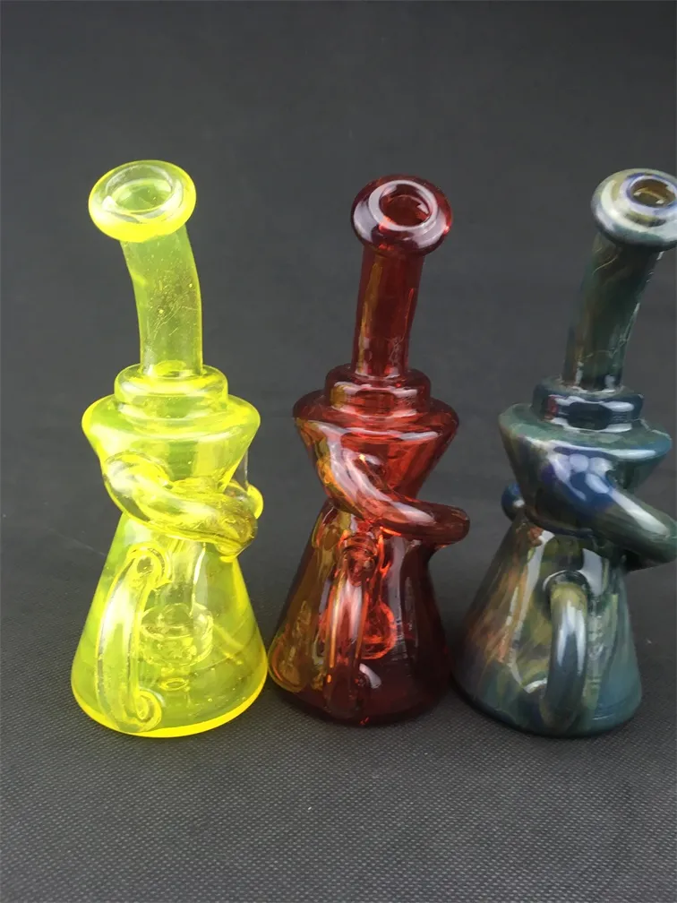 Glas Waterpijp Kleur Olie Boorinstallatie Roken Pijp Bong 14mm Connector Welkom bij bestelling Prijsconcessies