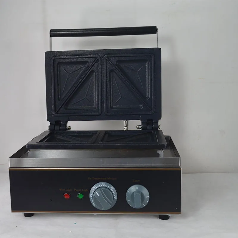 110v 220v comercial máquina de fazer sanduíche de café da manhã torradeira de pão forno equipamento de cozinha máquinas de waffle8632175