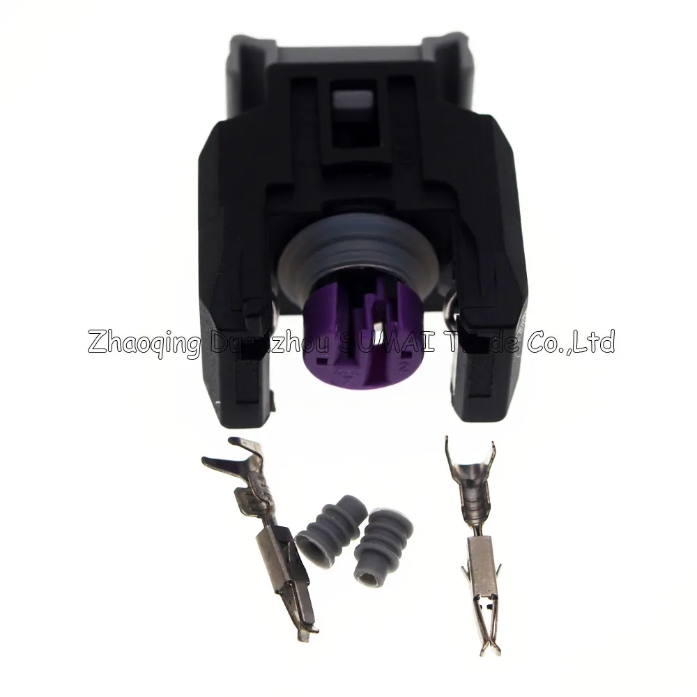 2Pin Auto bico de pulverização de combustível / atomizador de óleo conector plug, carro diesel common rail injector plug para conector Delphi