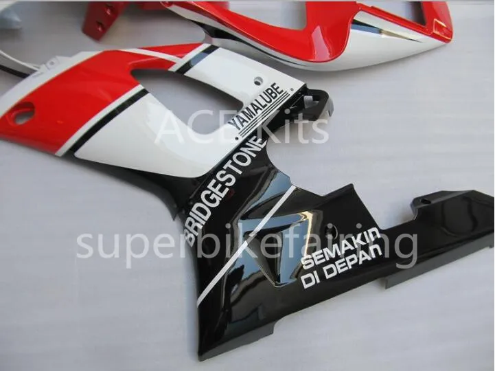 3Gifts 새로운 뜨거운 판매 자전거 Fairings 키트 for YAMAHA YZF-R1 1998 1999 r1 98 99 YZF1000 쿨 블랙 화이트 레드 SX6