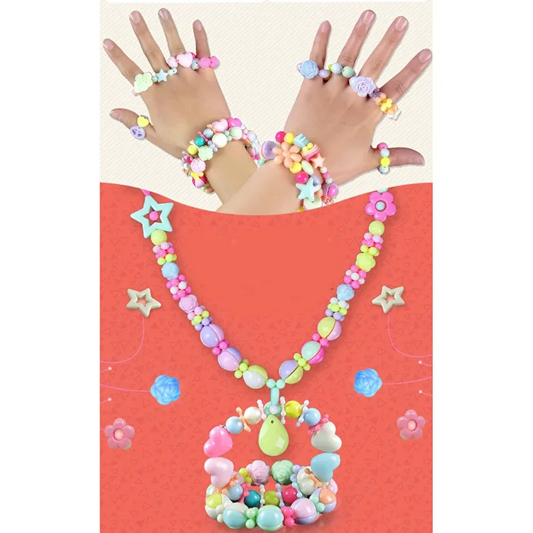 Creative Candy Bead Kit For Girls Plastic Acrylic Accessories For DIY  Bracelets, Best Jewelry Stores Making, And More From Lemonle, $13.48