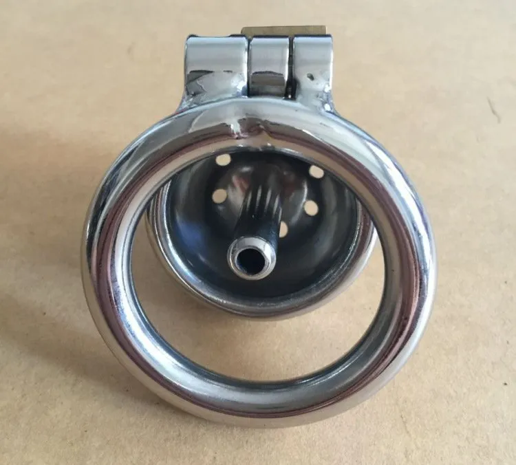 Lock Design 25 мм Клетки Длина Из нержавеющей стали Супер Маленькие Устройства целомудрии Короткие Короткие Клетчатка для мужчин