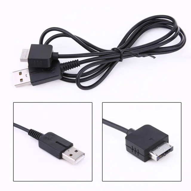 Groothandel 3FT USB-kabels Data Transfer Sync Laadlader 2 in 1 kabel voor PS VITA PSVITA PSV